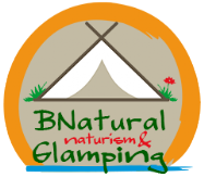 Logo campeggio per naturalisti BNatural naturism & glamping